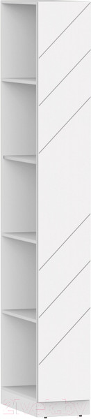 Изображение товара Стеллаж Интермебель Марсель 580 / МР-13-MN (белый софт)