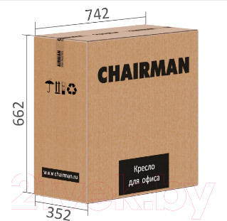 Изображение товара Кресло офисное Chairman 535 LT (черный/серый)