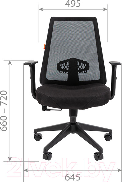 Изображение товара Кресло офисное Chairman 535 LT (черный/серый)