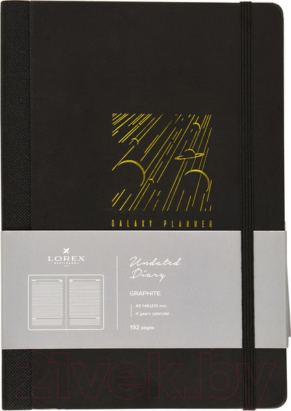 Изображение товара Ежедневник Lorex Graphite / LXDRA5-GPH (96л, черный)