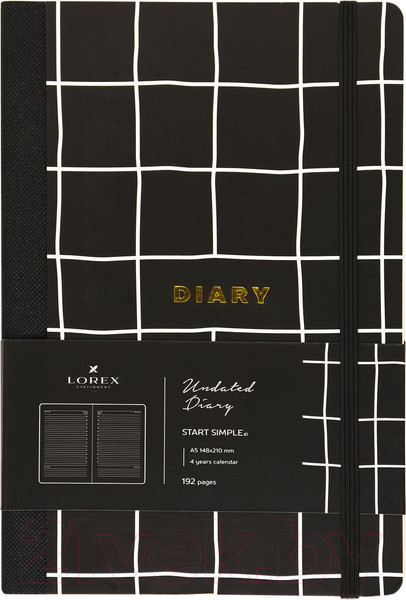 Изображение товара Ежедневник Lorex Start Simple / LXDRA5-SS (96л, черный)