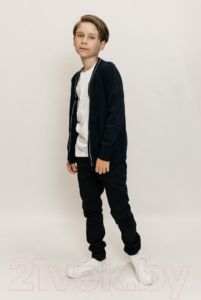 Изображение товара Кардиган детский Isee JS-008 (р-р 38/158-164, темно-синий)