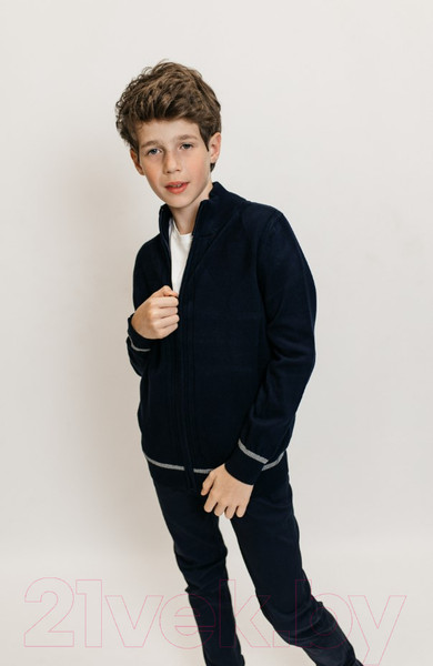 Изображение товара Кофта детская Isee JS-009 (р-р 38/158-164, темно-синий)