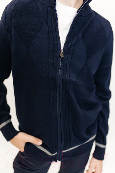 Изображение товара Кофта детская Isee JS-009 (р-р 38/158-164, темно-синий)