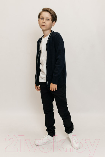 Изображение товара Кардиган детский Isee JS-008 (р-р 42/170-176, темно-синий)