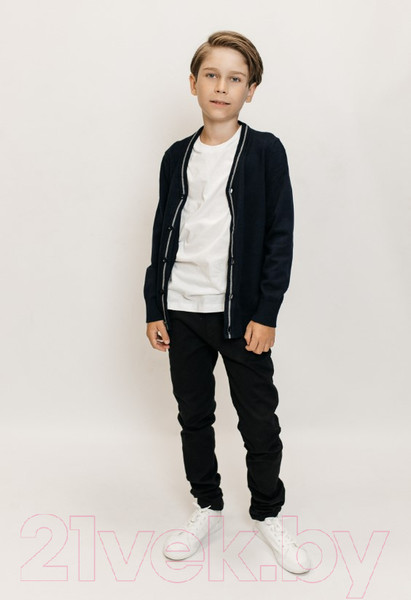Изображение товара Кардиган детский Isee JS-008 (р-р 42/170-176, темно-синий)