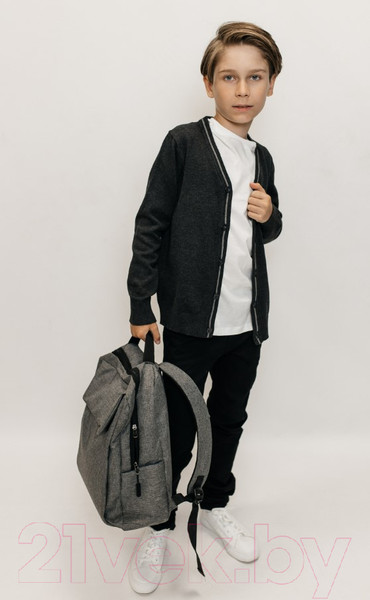 Изображение товара Кардиган детский Isee JS-008 (р-р 42/170-176, темно-серый)