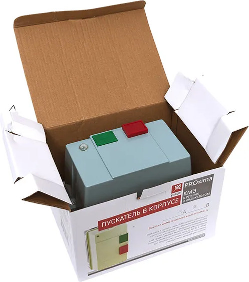 Изображение товара Пускатель магнитный EKF КМЭ 25А / ctrp-r-25-230v-led