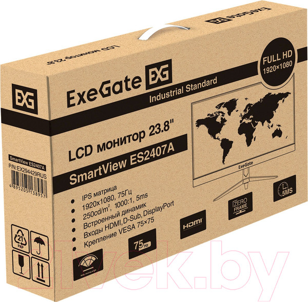 Изображение товара Монитор ExeGate SmartView ES2407A (EX294429RUS)