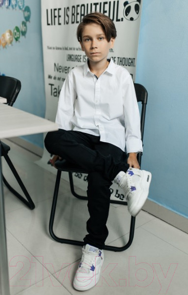 Изображение товара Рубашка детская Isee UN-71849B (р-р 38/158-164, белый)