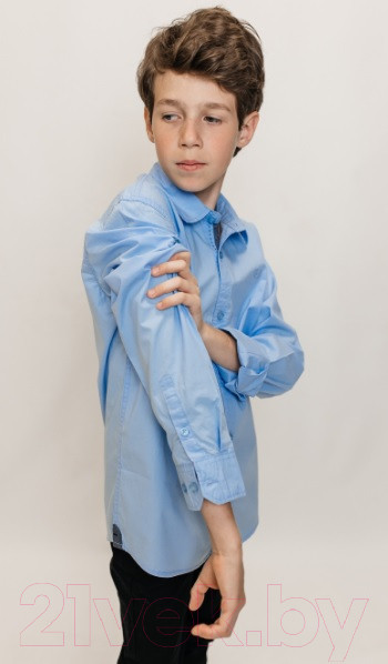 Изображение товара Рубашка детская Isee UN-71849B (р-р 40/164-170, голубой)