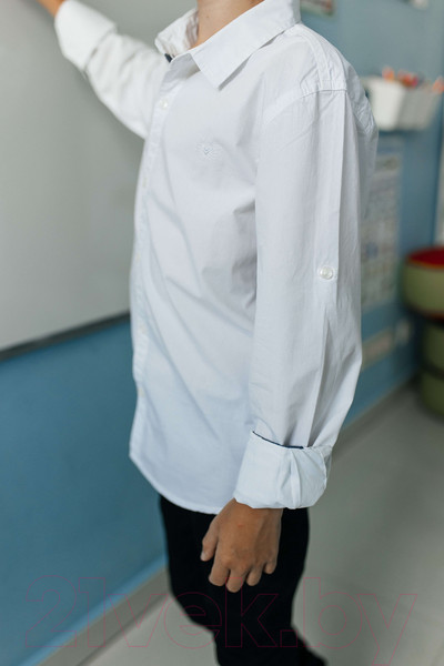 Изображение товара Рубашка детская Isee UN-71849B (р-р 40/164-170, белый)