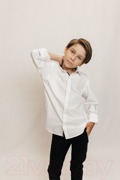 Изображение товара Рубашка детская Isee UN-71849B (р-р 42/170-176, белый)