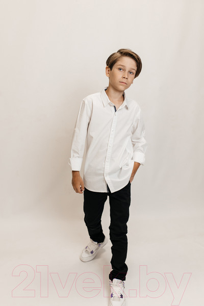 Изображение товара Рубашка детская Isee UN-71849B (р-р 42/170-176, белый)