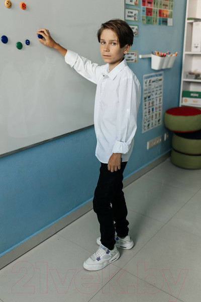 Изображение товара Рубашка детская Isee UN-71849B (р-р 42/170-176, белый)