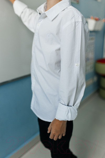 Изображение товара Рубашка детская Isee UN-71849B (р-р 42/170-176, белый)