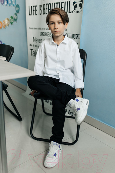 Изображение товара Рубашка детская Isee UN-71849B (р-р 42/170-176, белый)