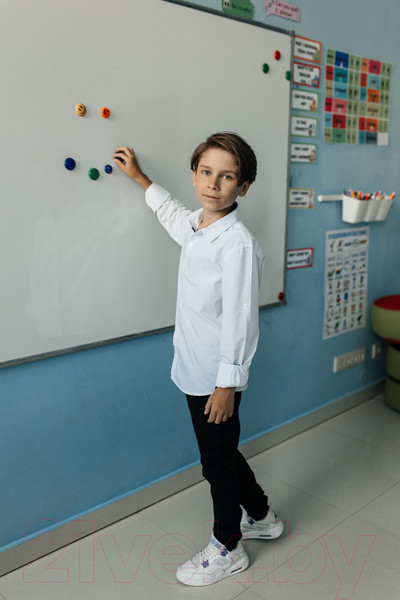 Изображение товара Рубашка детская Isee UN-71849B (р-р 42/170-176, белый)