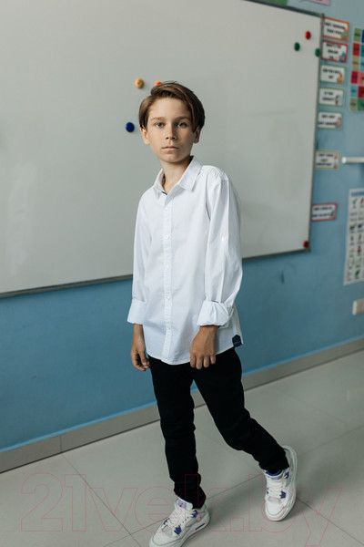 Изображение товара Рубашка детская Isee UN-71849B (р-р 42/170-176, белый)