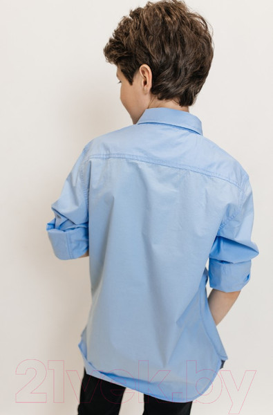 Изображение товара Рубашка детская Isee UN-71850B (р-р 42/ 170-176, голубой)