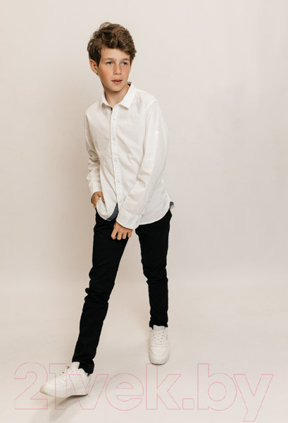 Изображение товара Рубашка детская Isee UN-71850B (р-р 40/164-170, белый)
