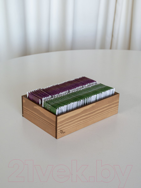 Изображение товара Органайзер для чайных пакетиков Yulisa На 2 отделения / AG-00069