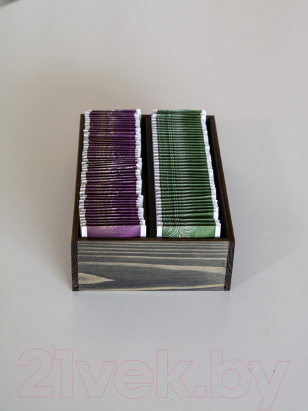 Изображение товара Органайзер для чайных пакетиков Yulisa На 2 отделения / AG-00070