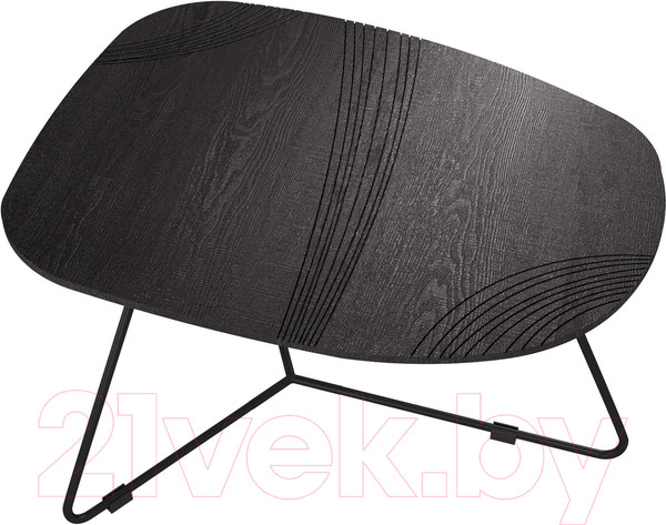 Изображение товара Журнальный столик Sheffilton SHT-CT52-2 (сонора/черный муар)