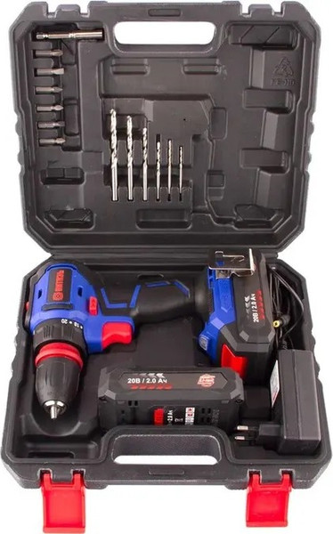 Изображение товара Аккумуляторная дрель-шуруповерт ВИТЯЗЬ ДА-520-10БСП