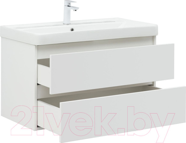 Изображение товара Тумба под умывальник Aquanet Вега 90 / 316683 (белый глянец)