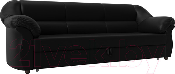 Изображение товара Диван Лига Диванов Карнелла / 29488 (экокожа черный)