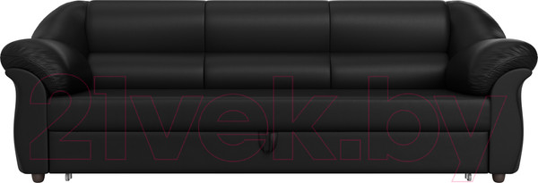 Изображение товара Диван Лига Диванов Карнелла / 29488 (экокожа черный)