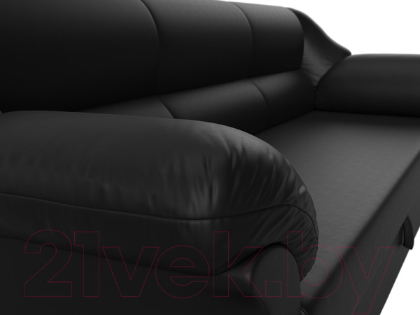 Изображение товара Диван Лига Диванов Карнелла / 29488 (экокожа черный)