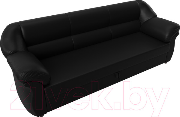 Изображение товара Диван Лига Диванов Карнелла / 29488 (экокожа черный)