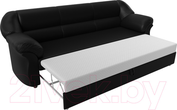 Изображение товара Диван Лига Диванов Карнелла / 29488 (экокожа черный)