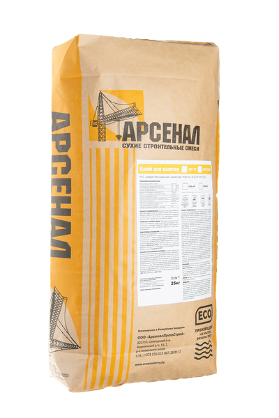 Изображение товара Клей для плитки АРСЕНАЛ DМ111 М150 (25кг)
