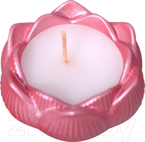 Изображение товара Свеча Мультидом Декоративная с подсвечником Лотос МС5-207