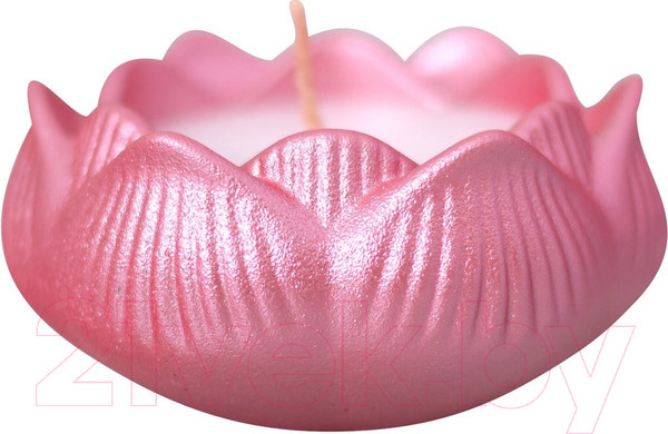 Изображение товара Свеча Мультидом Декоративная с подсвечником Лотос МС5-207