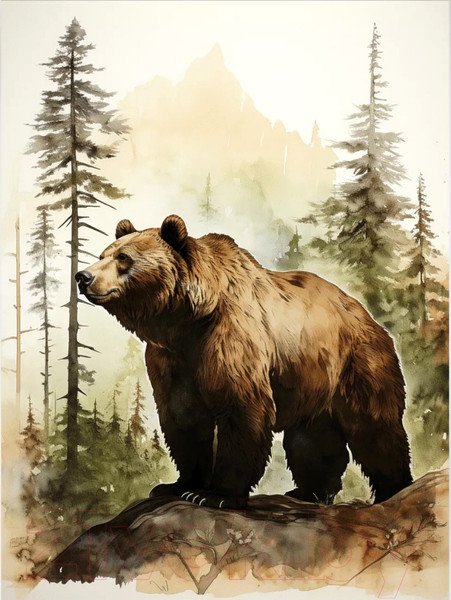 Изображение товара Картина Woodary 3010 (40x50)