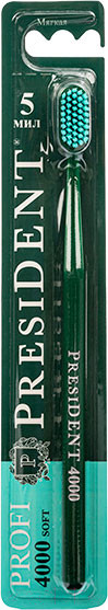 Изображение товара Зубная щетка PresiDent Profi 4000 726 (зеленый)
