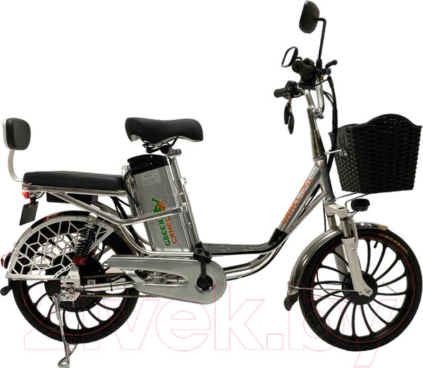 Изображение товара Электровелосипед Green Camel Транк 20 V8 PRO 60V 2х подвес (серебристый)