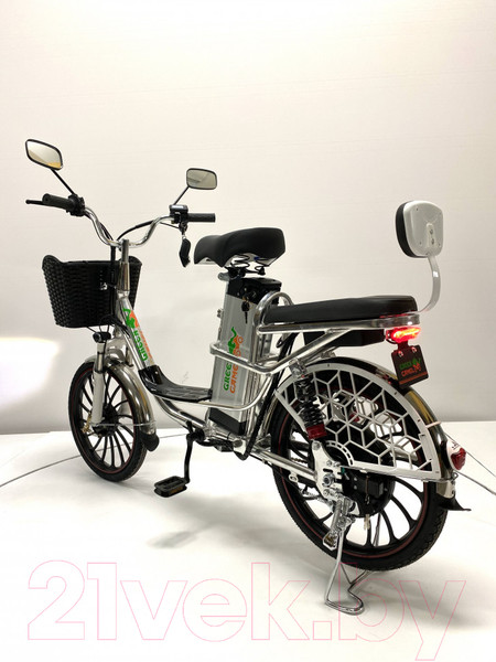 Изображение товара Электровелосипед Green Camel Транк 20 V8 PRO 60V 2х подвес (серебристый)