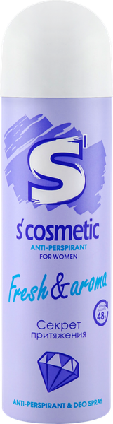 Изображение товара Дезодорант-спрей S'cosmetic Fresh & Aroma (145мл)