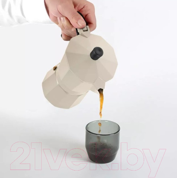 Изображение товара Гейзерная кофеварка Kitfort КТ-7147-2 (бежевый)