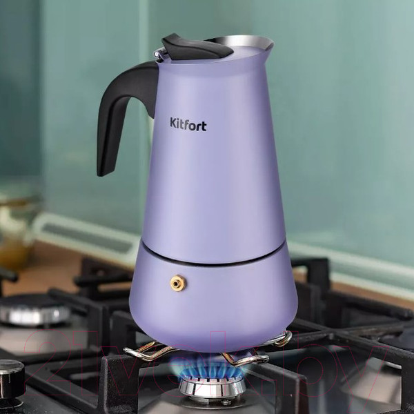 Изображение товара Гейзерная кофеварка Kitfort КТ-7149