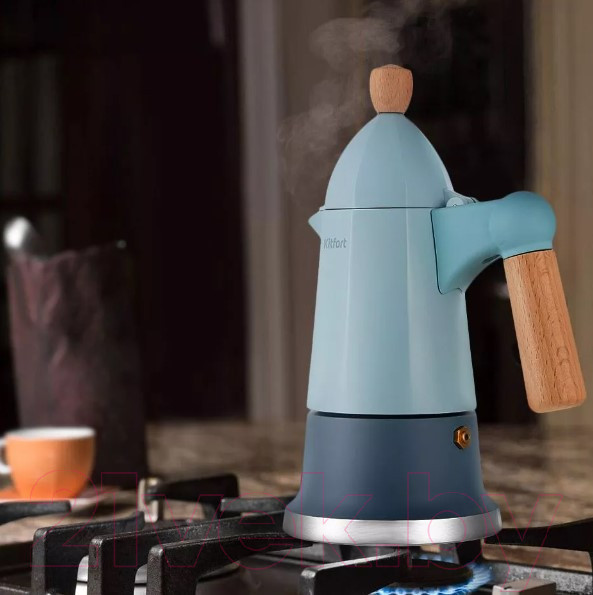 Изображение товара Гейзерная кофеварка Kitfort КТ-7153