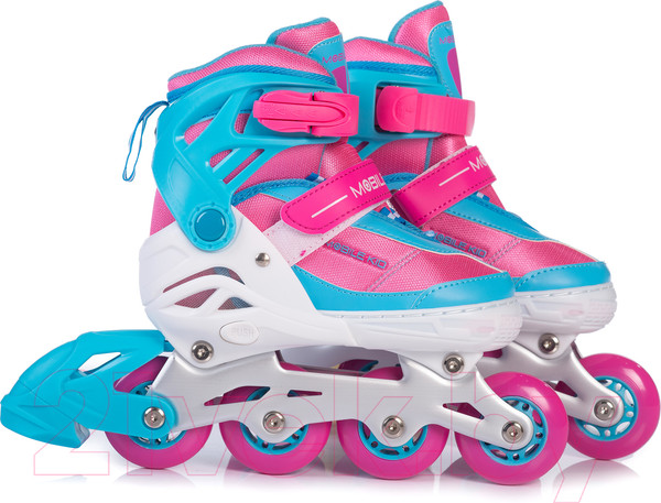 Изображение товара Ролики-коньки Babyhit Uniskate (M, голубой/розовый)