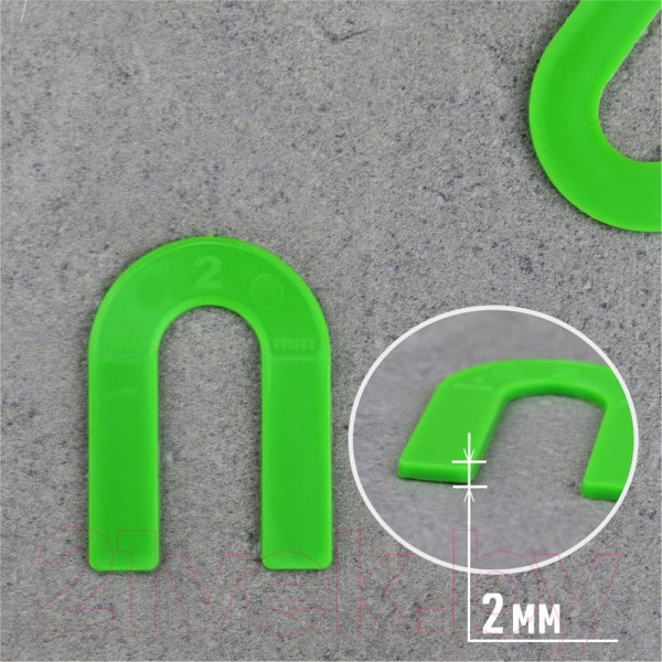 Изображение товара Подковы для укладки плитки Decor 2мм / 444-0020 (100шт)