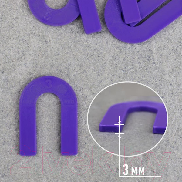 Изображение товара Подковы для укладки плитки Decor 3мм / 444-0030 (100шт)