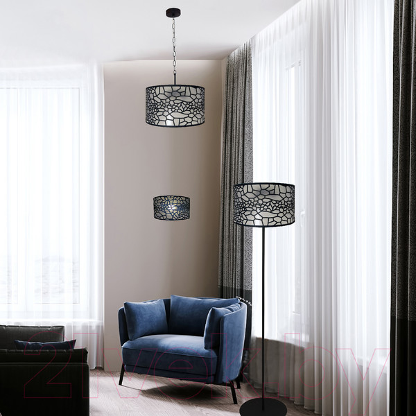 Изображение товара Торшер Элетех Гео ННБ 63-60-021 / 1005405269 (черный муар)